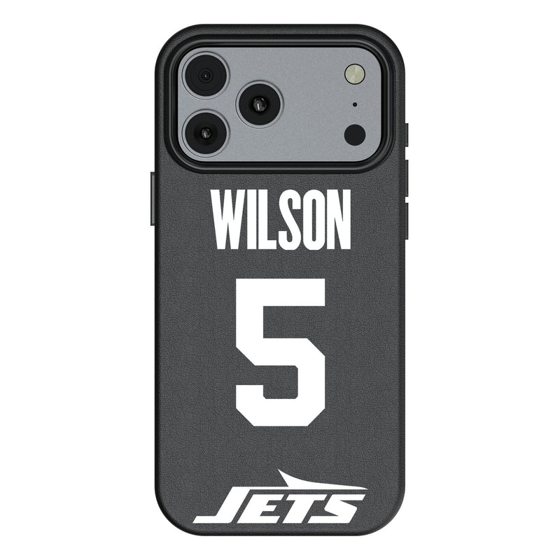 Garrett Wilson New York Jets 5 Game Tactic iPhone MagSafe Compatible Phone Case for Apple iPhone