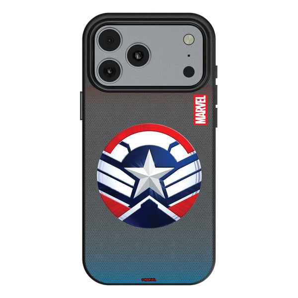 Marvel Avengers Sam Wilson Captain America Grid iPhone MagSafe Compatible Phone Case for Apple iPhone