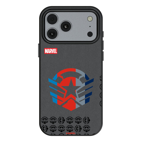 Marvel Avengers Sam Wilson Captain America Sigil iPhone MagSafe Compatible Phone Case for Apple iPhone
