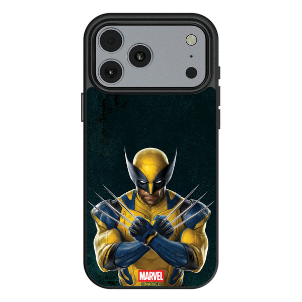 Marvel Deadpool Wolverine Badge iPhone MagSafe Compatible Phone Case for Apple iPhone