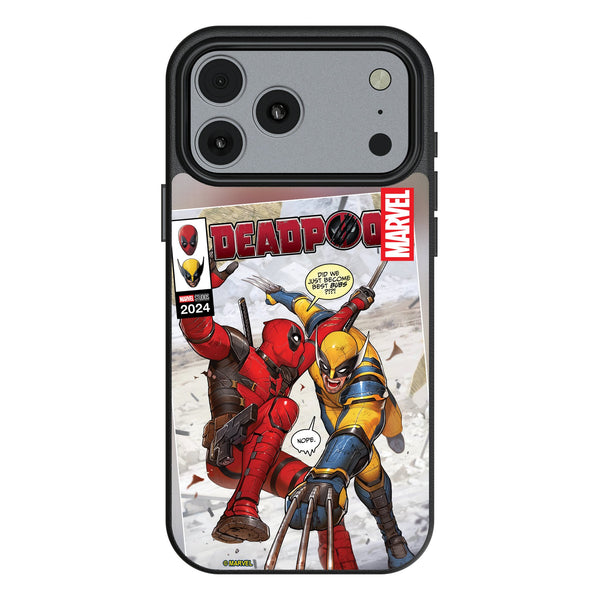 Marvel Deadpool Wolverine Cover Art iPhone MagSafe Compatible Phone Case for Apple iPhone