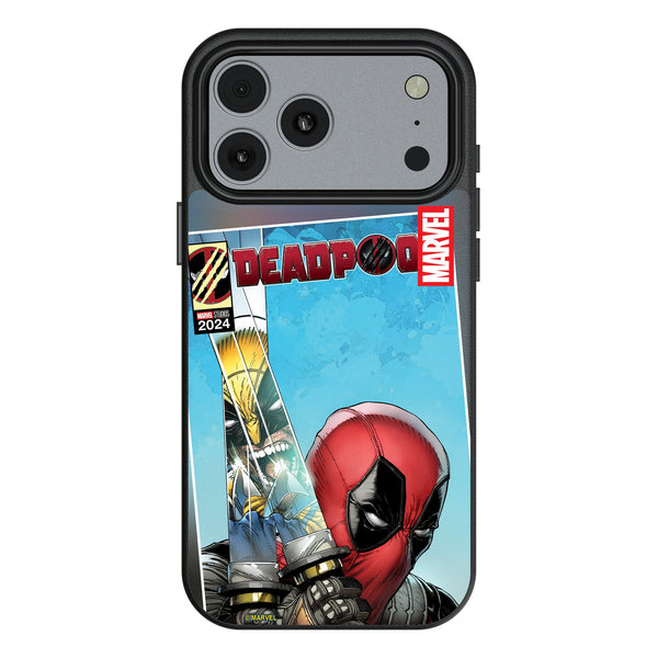 Marvel Deadpool Wolverine Cover Art iPhone MagSafe Compatible Phone Case for Apple iPhone