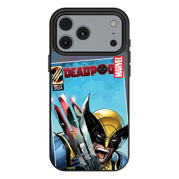 Marvel Deadpool Wolverine Cover Art iPhone MagSafe Compatible Phone Case for Apple iPhone