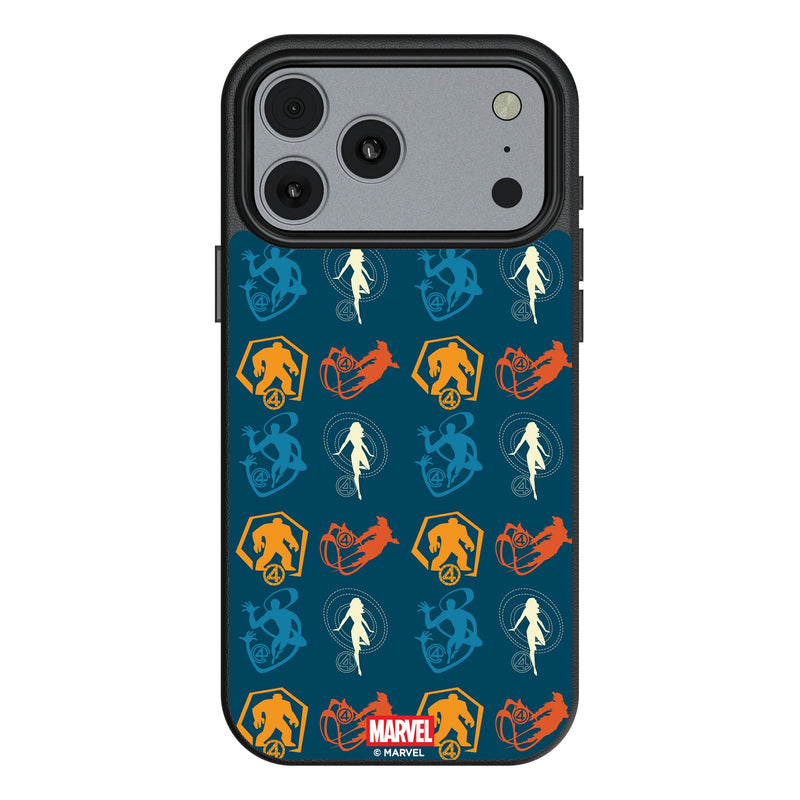 Marvel Fantastic Four Pattern 2 iPhone MagSafe Compatible Phone Case for Apple iPhone