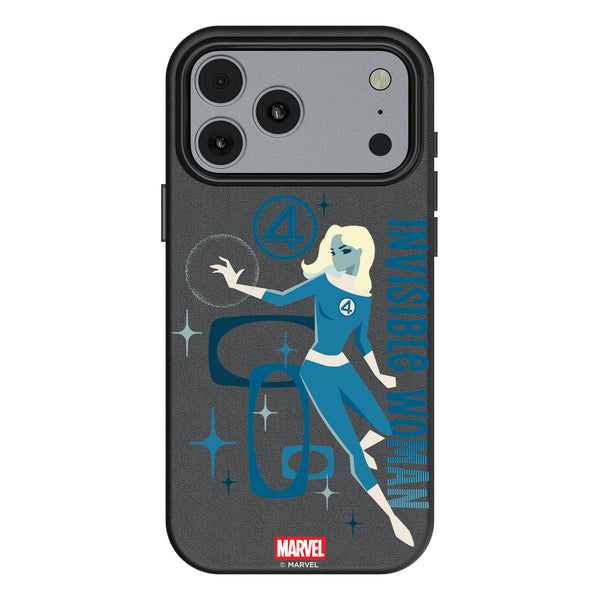 Marvel Invisible Woman Badge iPhone MagSafe Compatible Phone Case for Apple iPhone