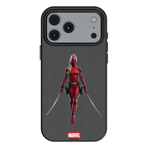 Marvel Ladypool Badge iPhone MagSafe Compatible Phone Case for Apple iPhone
