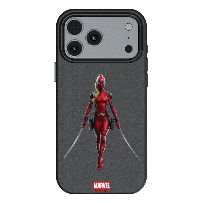 Marvel Ladypool Badge iPhone MagSafe Compatible Phone Case for Apple iPhone
