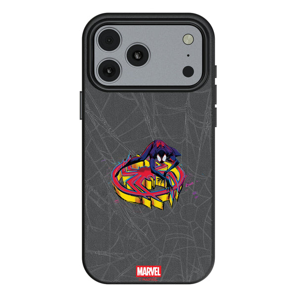 Marvel Miles Morales Badge iPhone MagSafe Compatible Phone Case for Apple iPhone