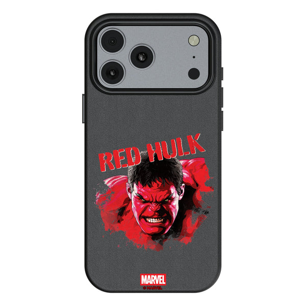 Marvel Avengers Red Hulk Badge iPhone MagSafe Compatible Phone Case for Apple iPhone