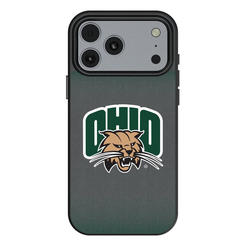 Ohio University Bobcats Linen iPhone MagSafe Compatible Phone Case for Apple iPhone