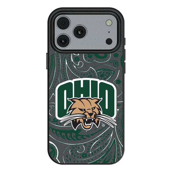 Ohio University Bobcats Paisley iPhone MagSafe Compatible Phone Case for Apple iPhone