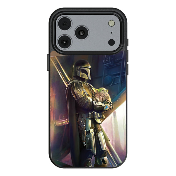 Star Wars: The Mandalorian Din Djarin Portrait iPhone MagSafe Compatible Phone Case for Apple iPhone