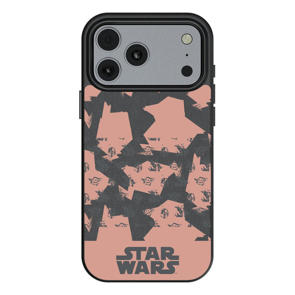 Star Wars: The Mandalorian Grogu Pattern iPhone MagSafe Compatible Phone Case for Apple iPhone