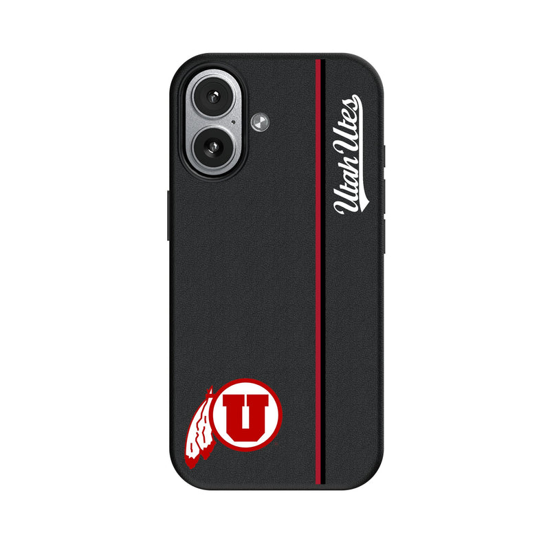University of Utah Utes Sidebar iPhone MagSafe Compatible Phone Case for Apple iPhone