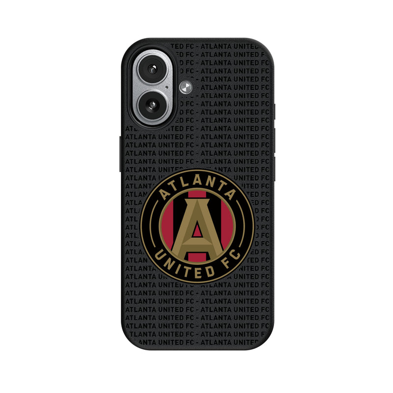 Atlanta United FC Text Backdrop iPhone MagSafe Compatible Phone Case for Apple iPhone