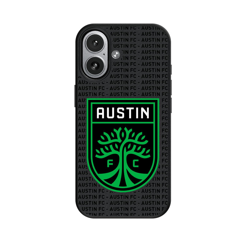 Austin FC Text Backdrop iPhone MagSafe Compatible Phone Case for Apple iPhone