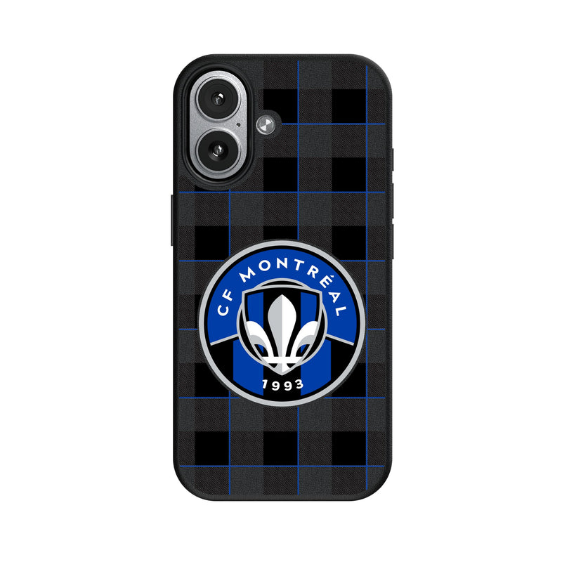 CF Montreal Plaid iPhone MagSafe Compatible Phone Case for Apple iPhone