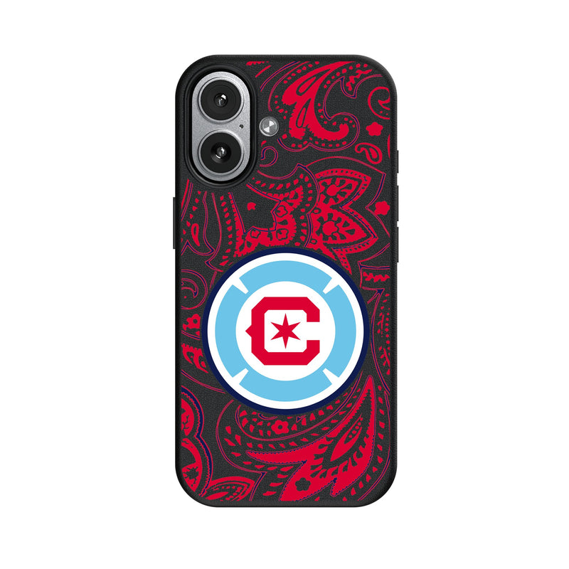 Chicago Fire Paisley iPhone MagSafe Compatible Phone Case for Apple iPhone