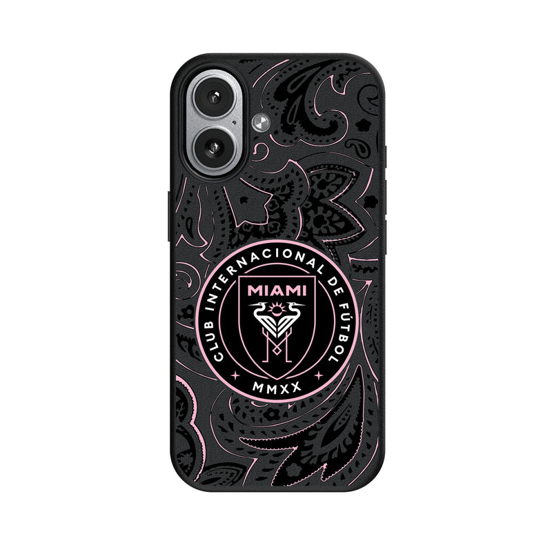 Inter Miami CF Paisley iPhone MagSafe Compatible Phone Case for Apple iPhone