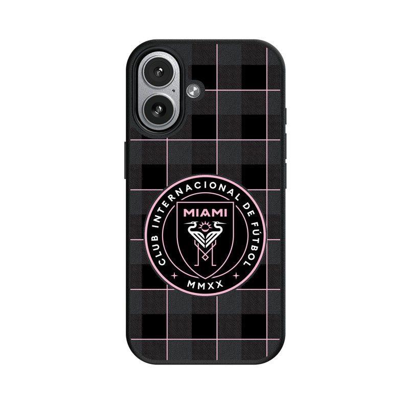 Inter Miami CF Plaid iPhone MagSafe Compatible Phone Case for Apple iPhone
