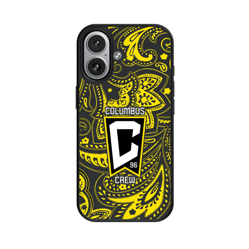 Columbus Crew Paisley iPhone MagSafe Compatible Phone Case for Apple iPhone