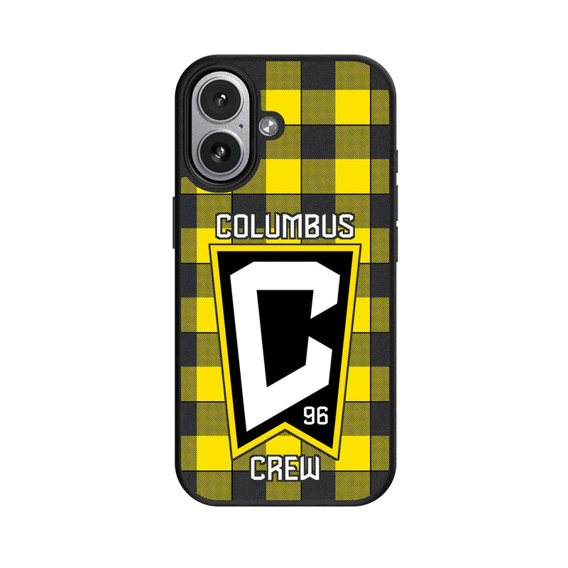 Columbus Crew Plaid iPhone MagSafe Compatible Phone Case for Apple iPhone