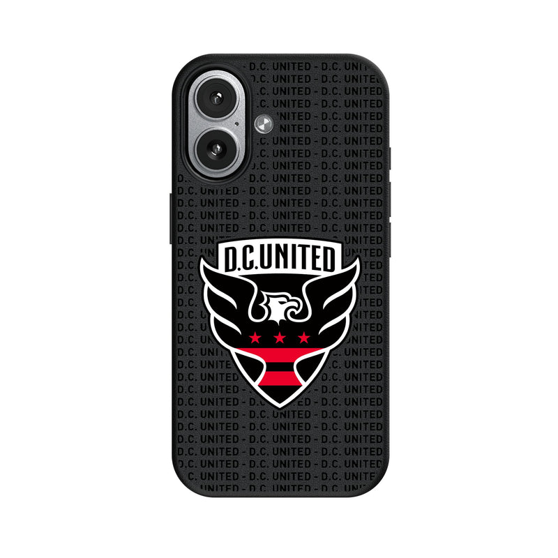 DC United Text Backdrop iPhone MagSafe Compatible Phone Case for Apple iPhone