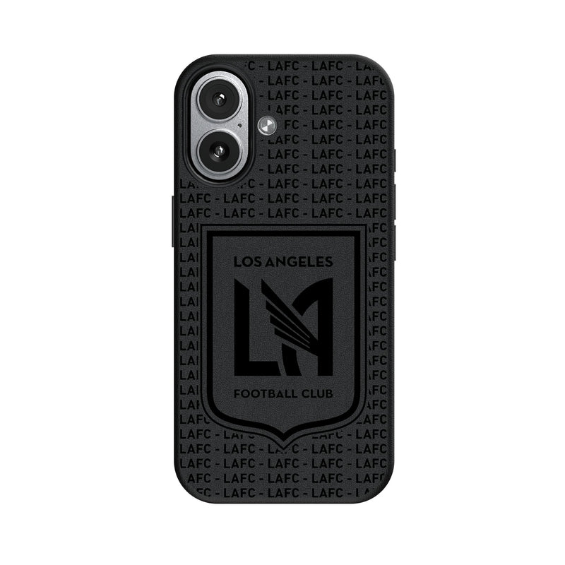 Los Angeles Football Club Text Backdrop iPhone MagSafe Compatible Phone Case for Apple iPhone