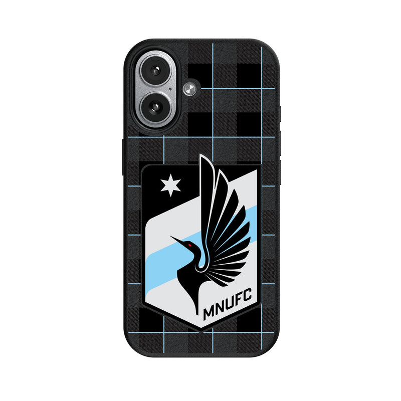 Minnesota United FC Plaid iPhone MagSafe Compatible Phone Case for Apple iPhone