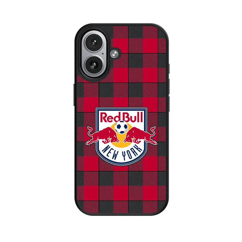 New York Red Bulls Plaid iPhone MagSafe Compatible Phone Case for Apple iPhone