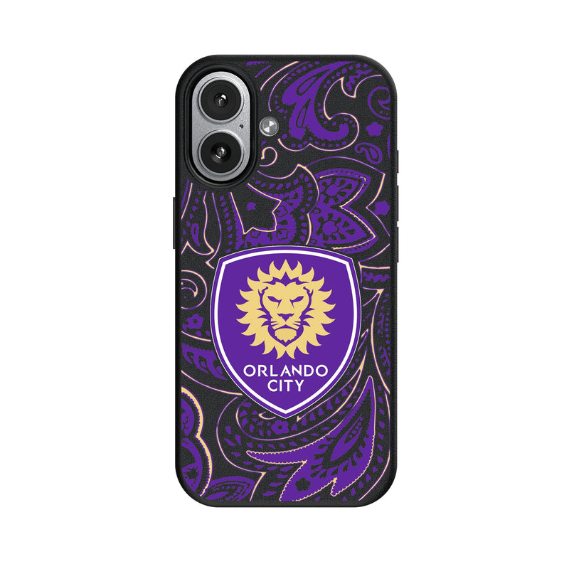 Orlando City Soccer Club Paisley iPhone MagSafe Compatible Phone Case for Apple iPhone