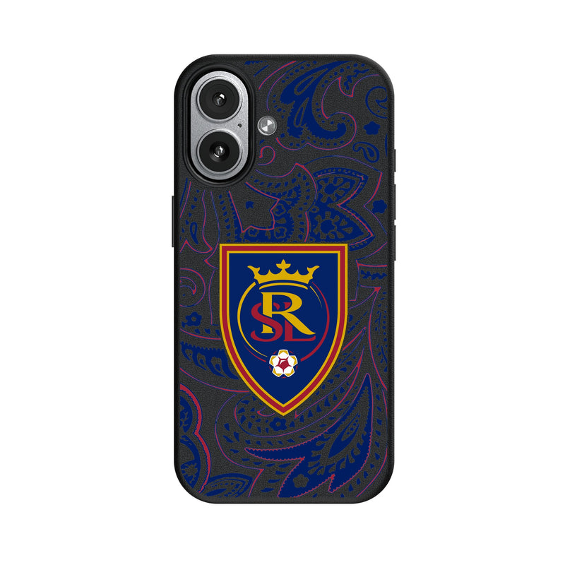 Real Salt Lake Paisley iPhone MagSafe Compatible Phone Case for Apple iPhone
