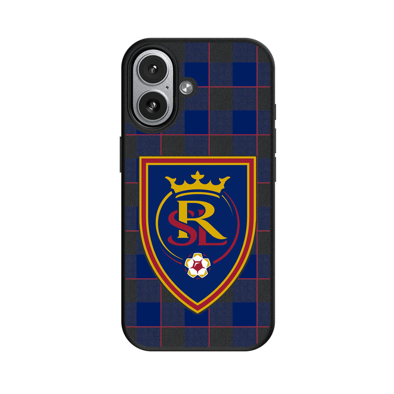 Real Salt Lake Plaid iPhone MagSafe Compatible Phone Case for Apple iPhone