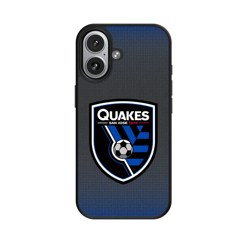 San Jose Earthquakes Linen iPhone MagSafe Compatible Phone Case for Apple iPhone