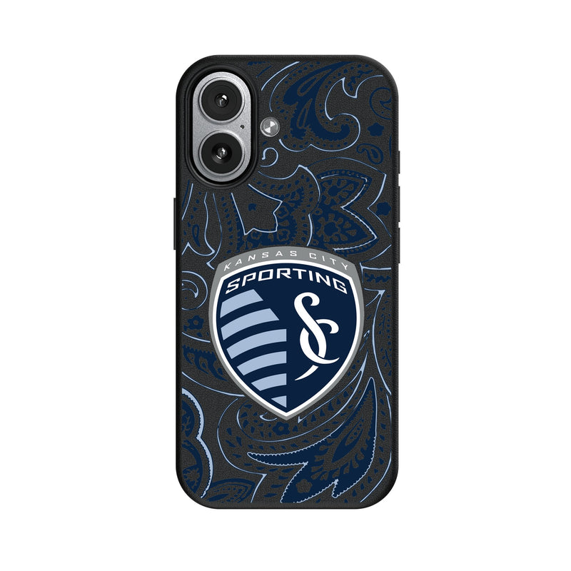 Sporting Kansas City Paisley iPhone MagSafe Compatible Phone Case for Apple iPhone