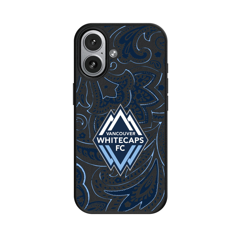 Vancouver Whitecaps Paisley iPhone MagSafe Compatible Phone Case for Apple iPhone
