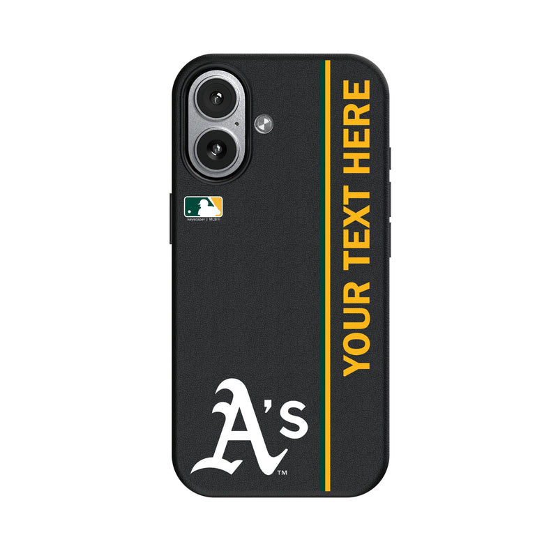 Oakland Athletics Personalized Sidebard iPhone MagSafe Compatible Phone Case for Apple iPhone
