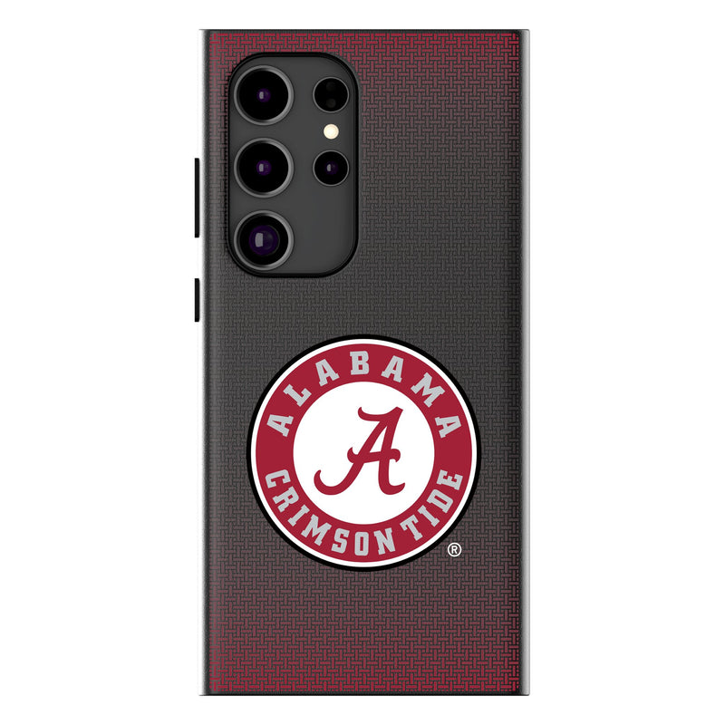 University of Alabama Crimson Tide Linen Galaxy MagSafe Compatible Phone Case for Samsung Galaxy