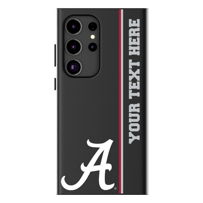 University of Alabama Crimson Tide Script A Personalized Sidebard Galaxy MagSafe Compatible Phone Case for Samsung Galaxy