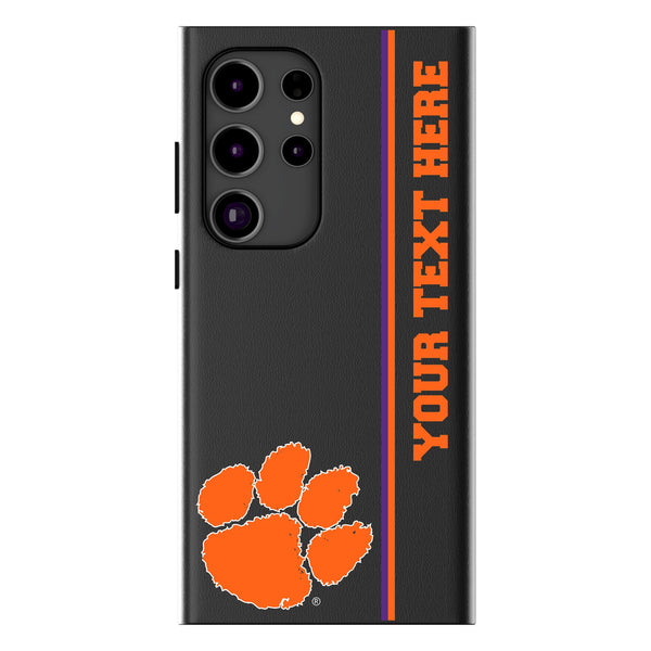 Clemson University Tigers Personalized Sidebard Galaxy MagSafe Compatible Phone Case for Samsung Galaxy