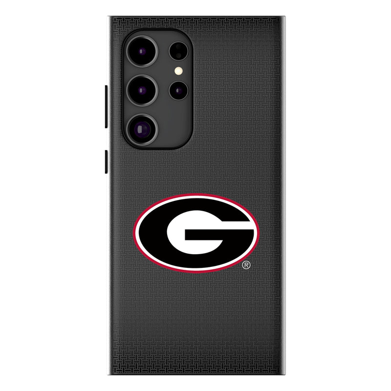 University of Georgia Bulldogs Linen Galaxy MagSafe Compatible Phone Case for Samsung Galaxy
