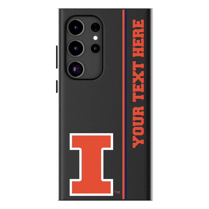 University of Illinois Fighting Illini Personalized Sidebard Galaxy MagSafe Compatible Phone Case for Samsung Galaxy
