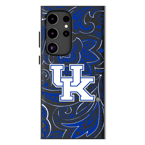 University of Kentucky Wildcats Paisley Galaxy MagSafe Compatible Phone Case