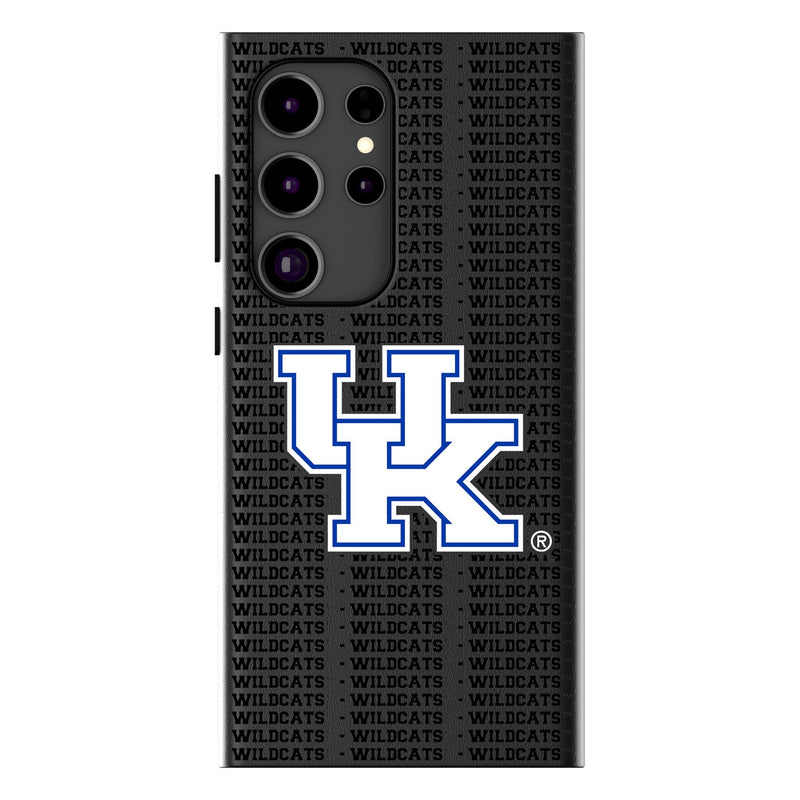 University of Kentucky Wildcats Text Backdrop Galaxy MagSafe Compatible Phone Case