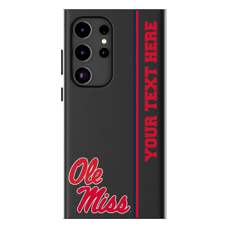 University of Mississippi Rebels Personalized Sidebard Galaxy MagSafe Compatible Phone Case for Samsung Galaxy