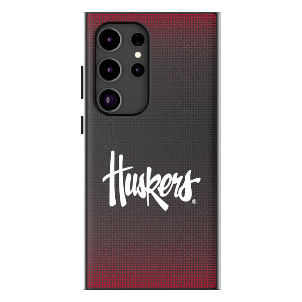 University of Nebraska Huskers Linen Galaxy MagSafe Compatible Phone Case