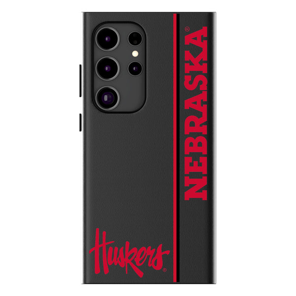 University of Nebraska Huskers Sidebar Galaxy MagSafe Compatible Phone Case