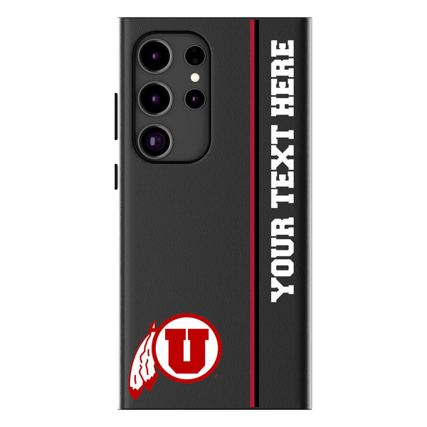 University of Utah Utes Personalized Sidebard Galaxy MagSafe Compatible Phone Case for Samsung Galaxy