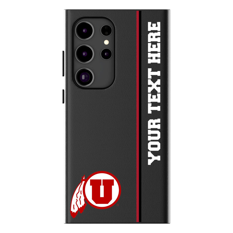 University of Utah Utes Personalized Sidebard Galaxy MagSafe Compatible Phone Case for Samsung Galaxy