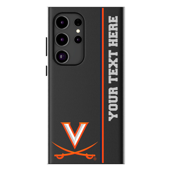 University of Virginia Cavaliers Personalized Sidebard Galaxy MagSafe Compatible Phone Case for Samsung Galaxy